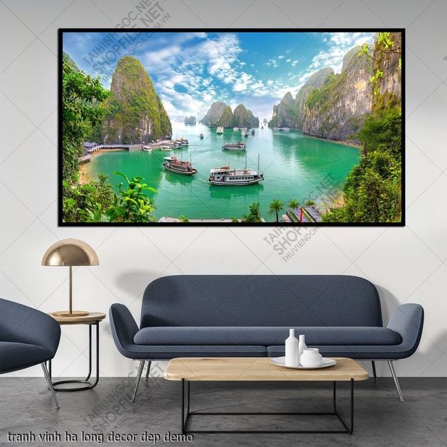 tranh vinh ha long decor dep